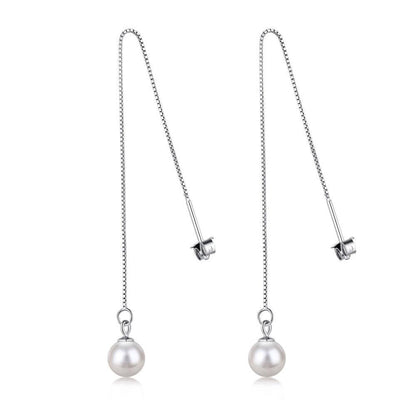 Orecchini Perla Cadente in Argento | Cucciola Gioielli