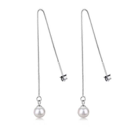 Orecchini Perla Cadente in Argento | Cucciola Gioielli