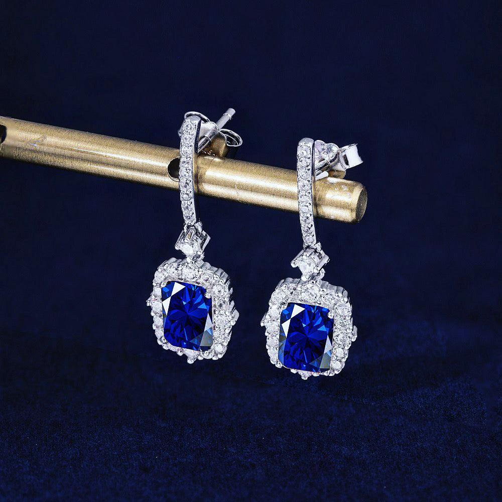 orecchini senza nickel notti pietra blu 